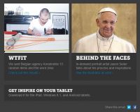Papež František v Adobe Inspire Magazine